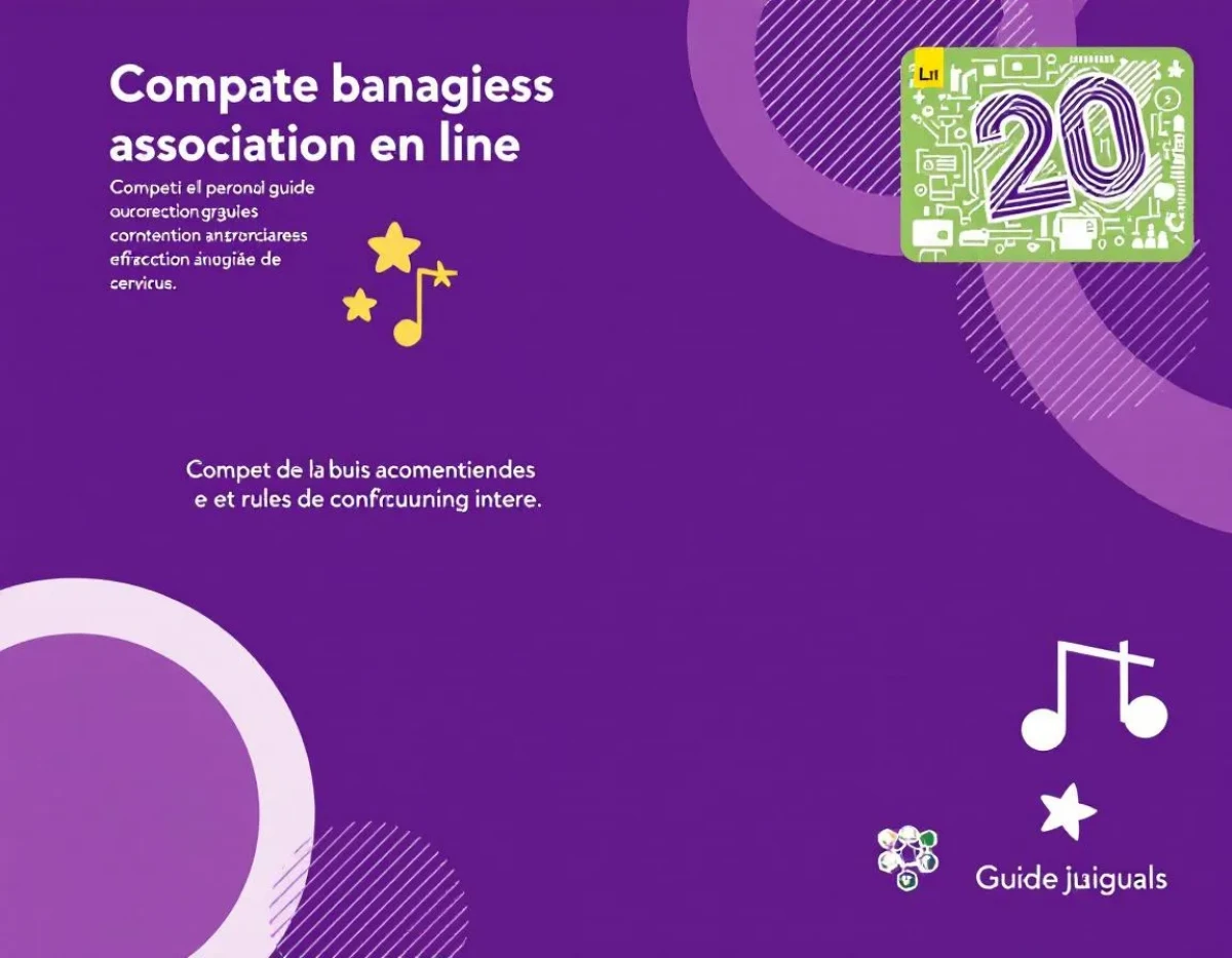 Compte bancaire association en ligne et règles de fonctionnement interne : Guide juridique complet